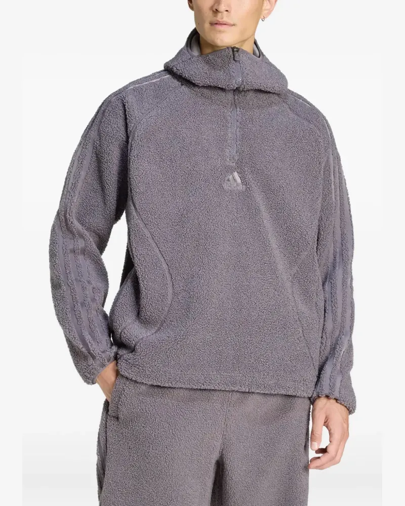 adidas Borg Fleece Teamgeist Hoodie - Grau Grau