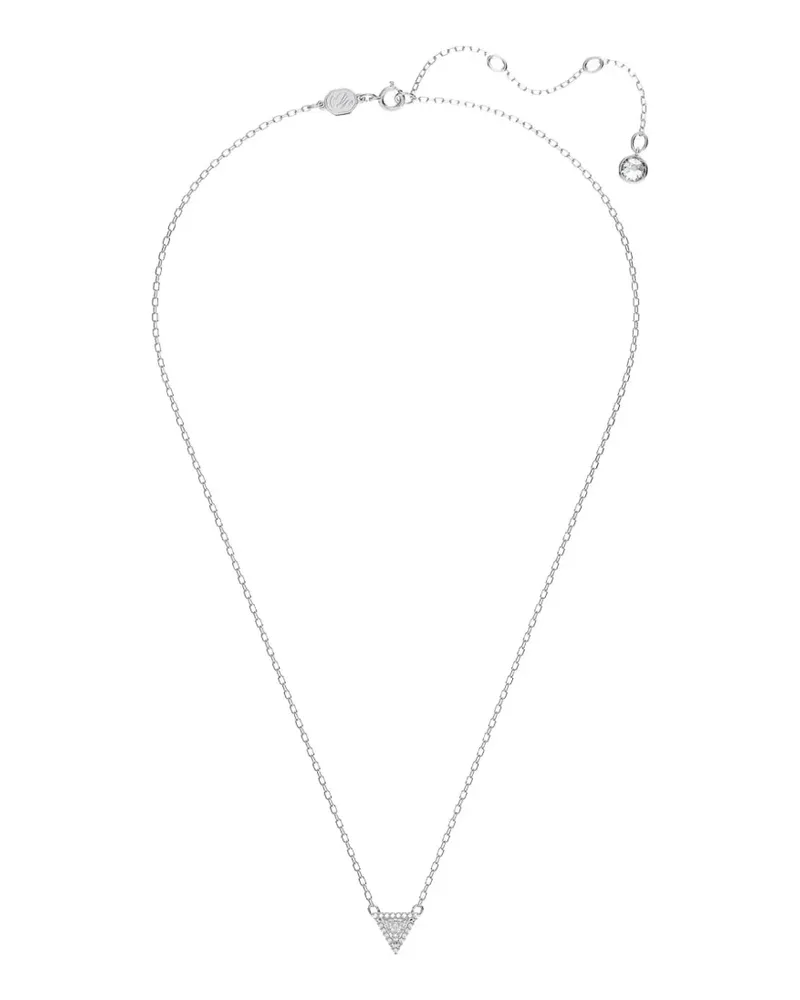 Swarovski Halskette mit dreieckigem Anhänger - Silber Silber