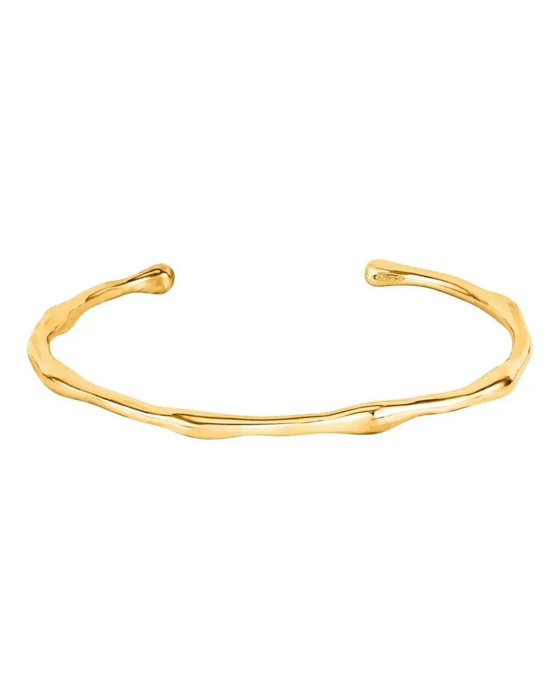 Dower & Hall Armreif mit Flechtmuster - Gold Gold