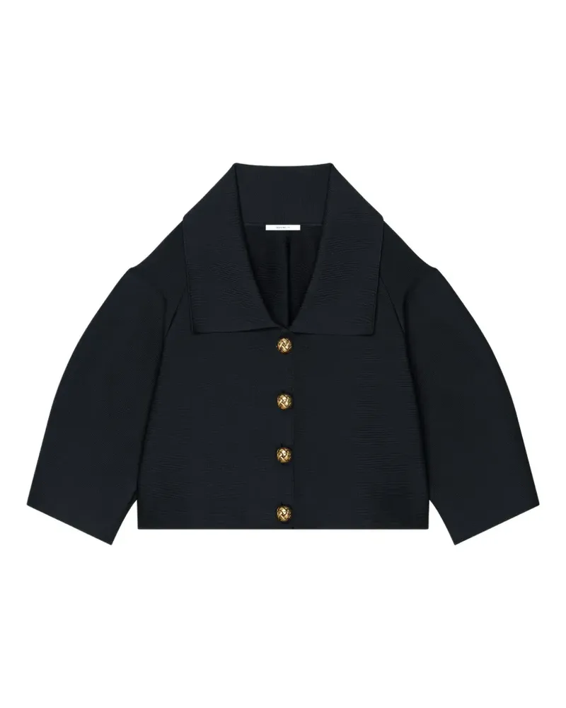 Givenchy Cocoon Cropped-Jacke - Schwarz Schwarz