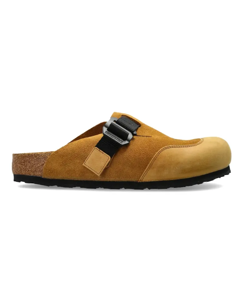 Birkenstock Boston Nova suede clogs - Nude Nude