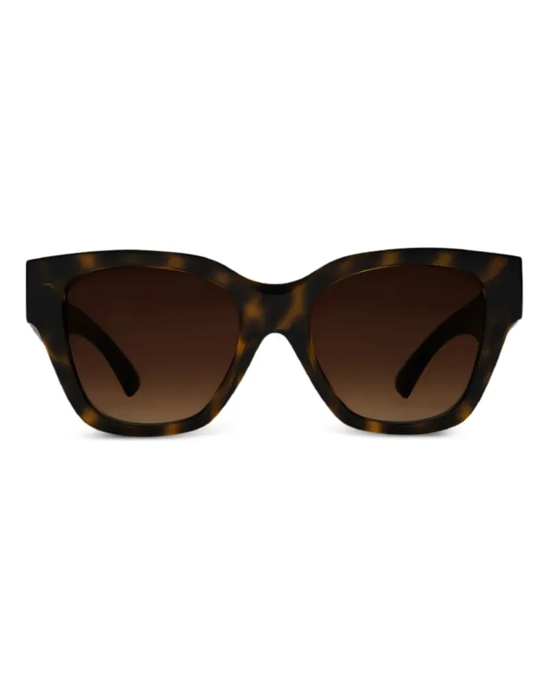 Burberry Eckige Heritage Sonnenbrille - Braun Braun