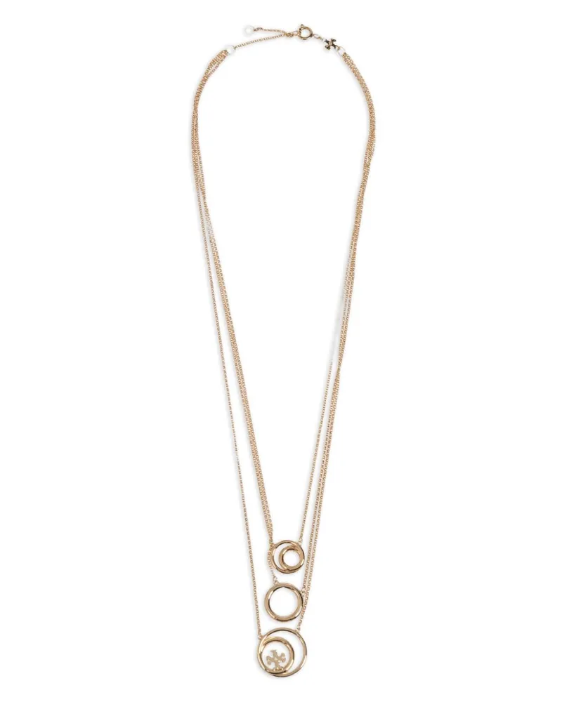Tory Burch Triple Halskette - Gold Gold