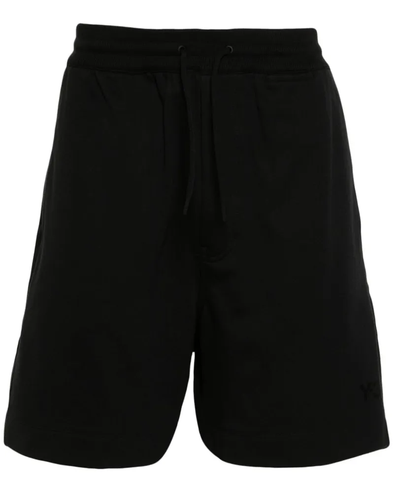 Y-3 Joggingshorts mit Logo-Print Schwarz