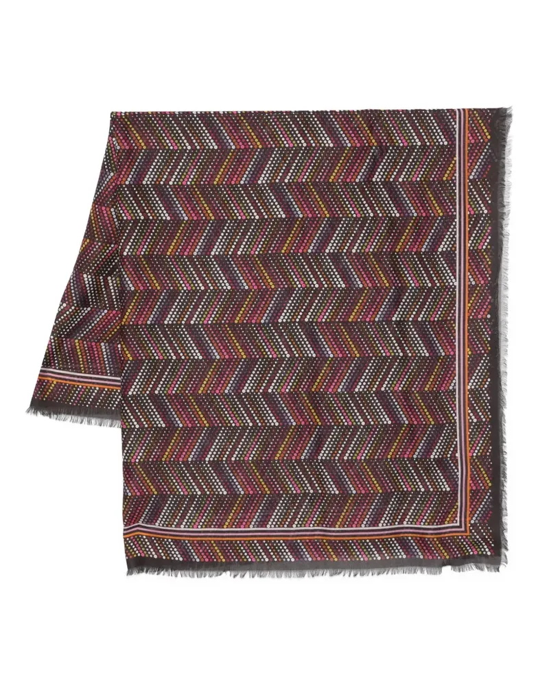 Missoni Schal mit Polka Dots - Braun Braun