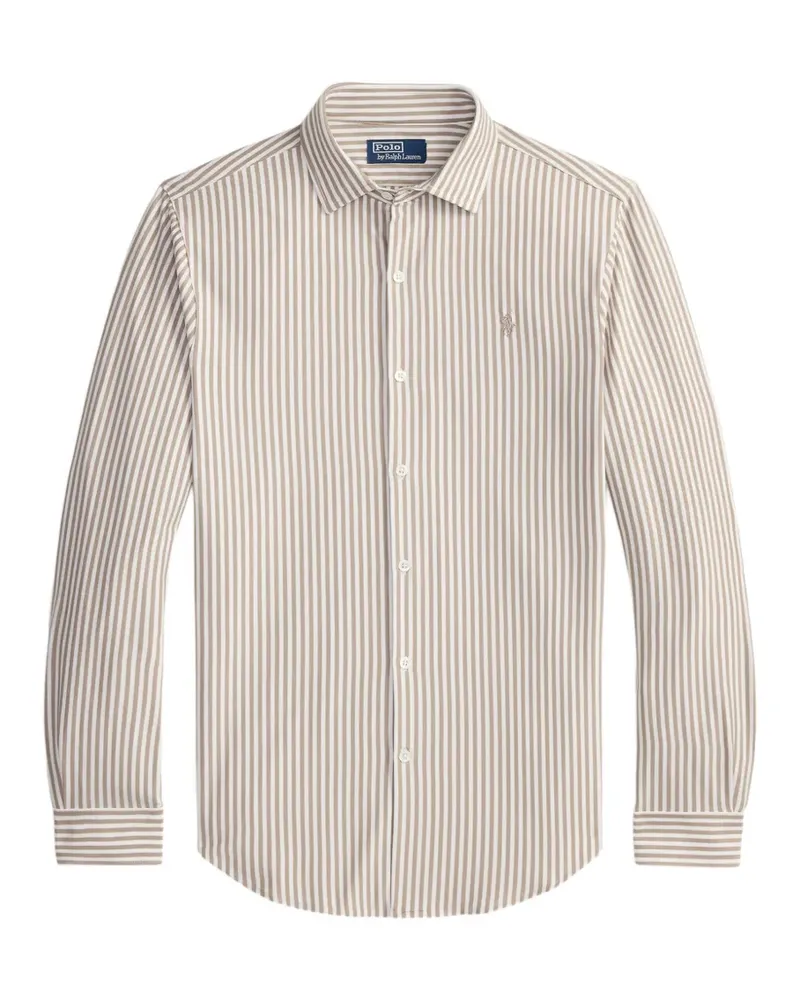 Ralph Lauren Gestreiftes Oxford-Hemd - Nude Nude