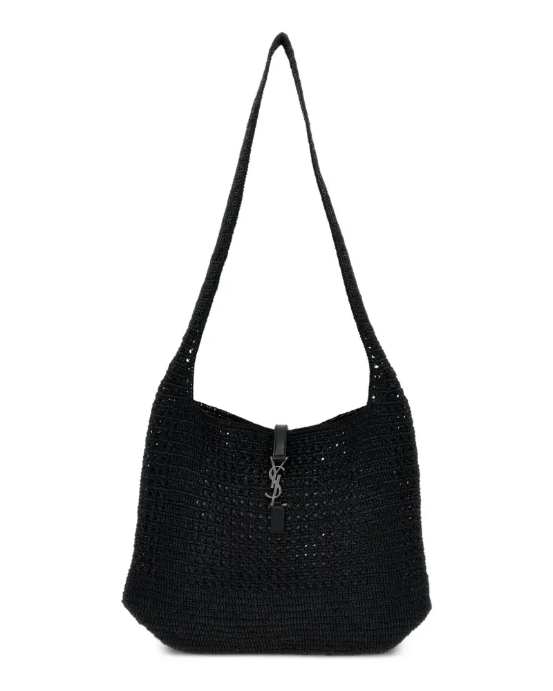 Saint Laurent Mittelgroße Le 5 à 7 Kuriertasche - Schwarz Schwarz