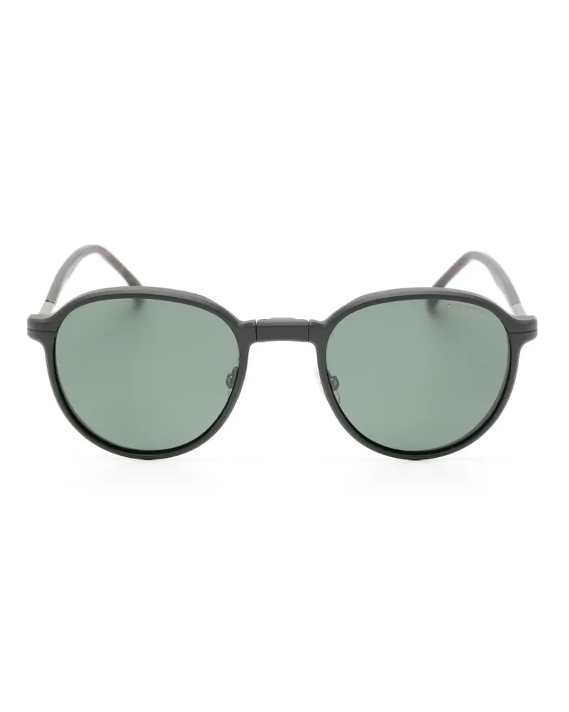 Carrera Clip-On-Brille mit rundem Gestell - Schwarz Schwarz