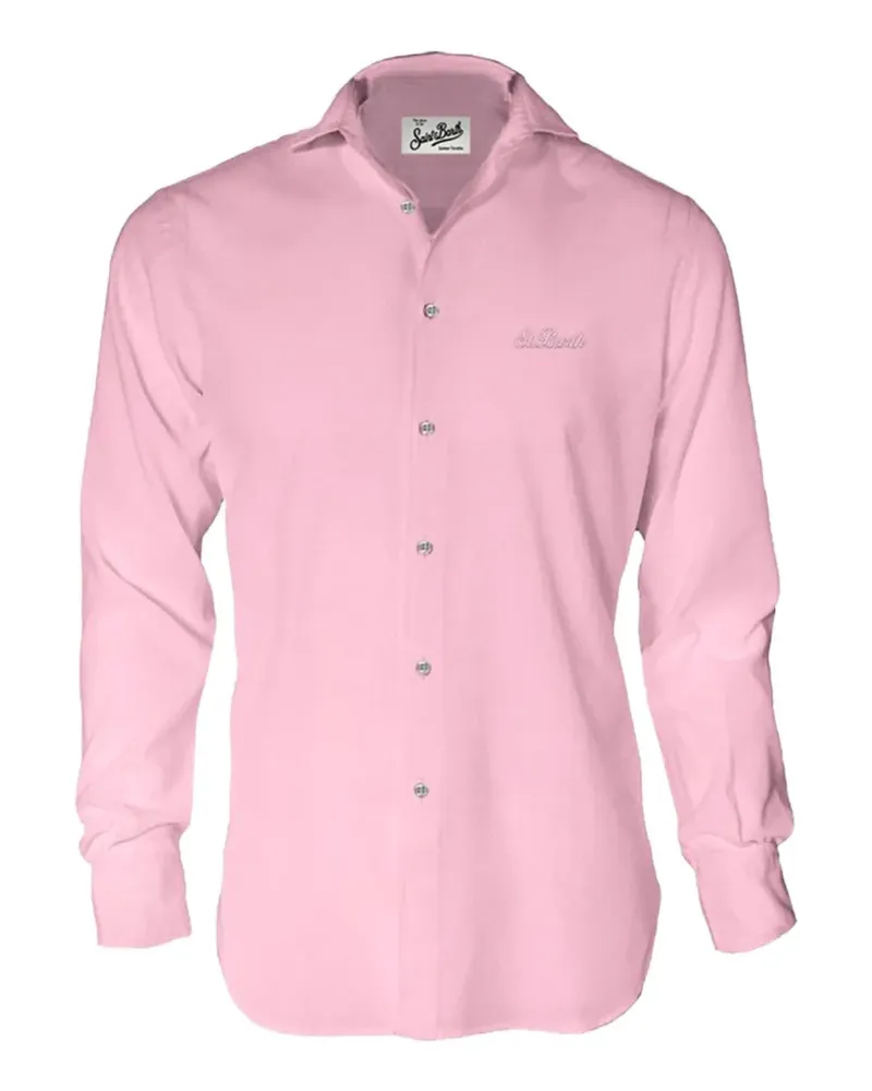 MC2 Saint Barth Hemd mit Logo - Rosa Rosa