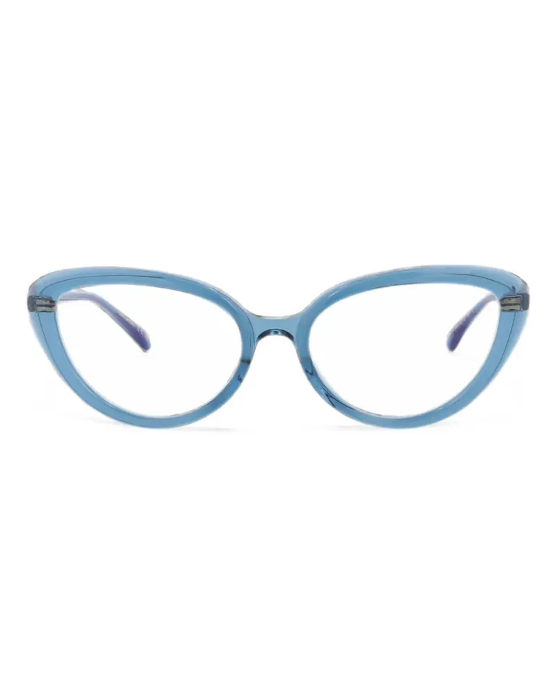 Pomellato Cat-Eye-Brille - Blau Blau