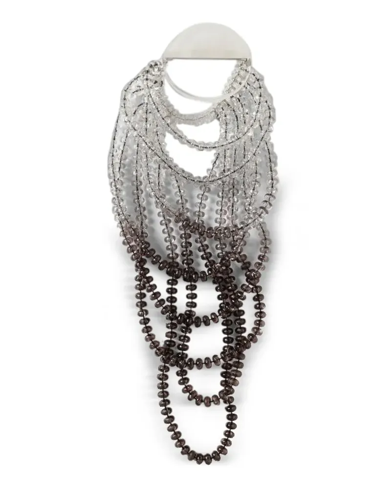 Emporio Armani Halskette im Layering-Look - Grau Grau