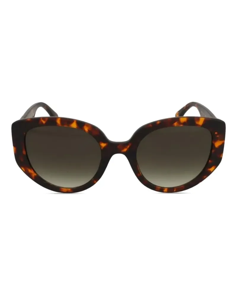 Moschino Sonnenbrille mit Cat-Eye-Gestell - Braun Braun