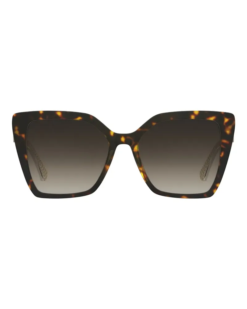 Moschino square-frame sunglasses - Braun Braun