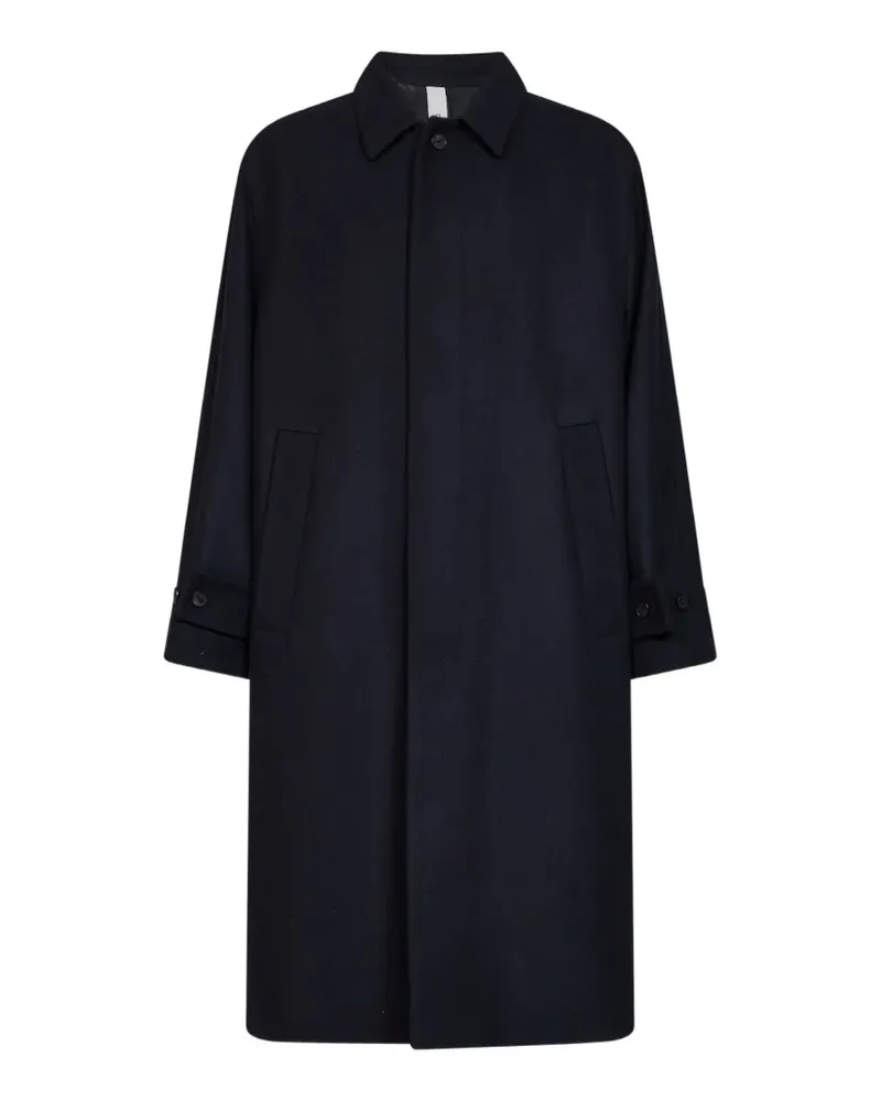 Hevò Baia del Monaco single-breasted coat - Blau Blau