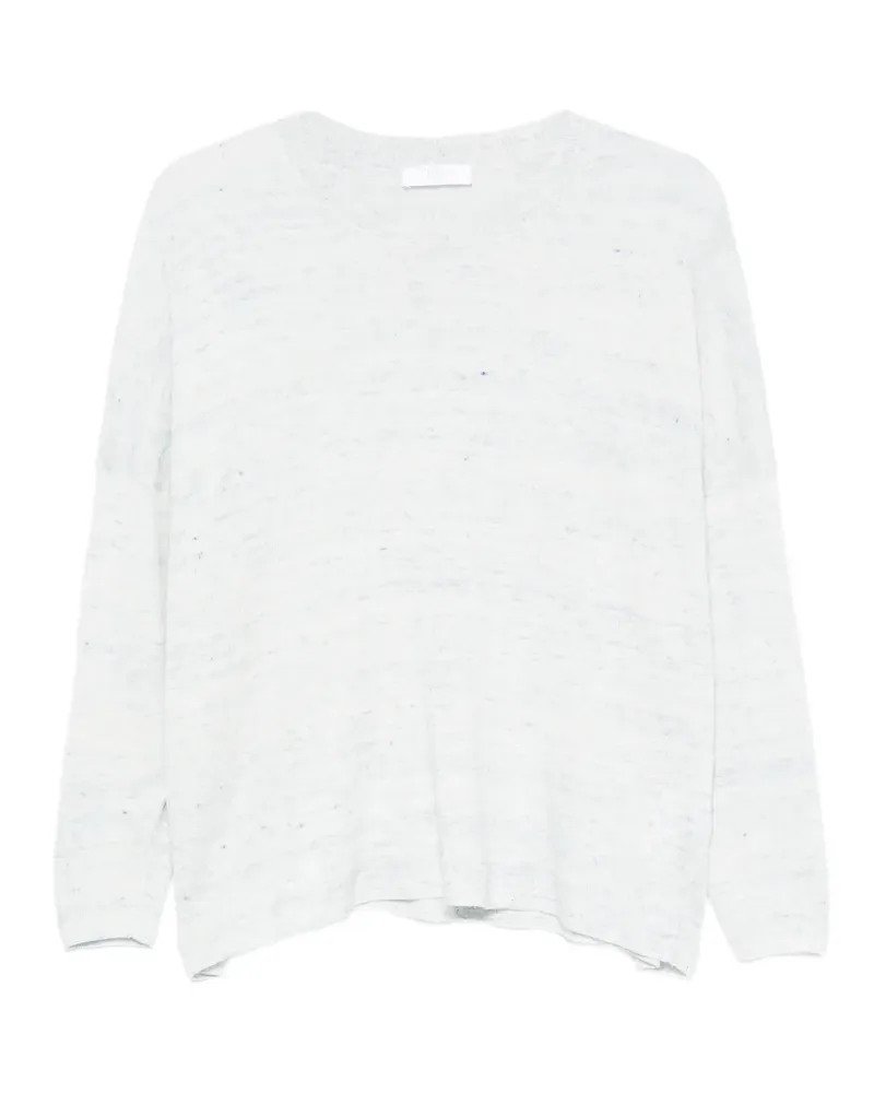 Fedeli marl-effect crew-neck sweater - Blau Blau