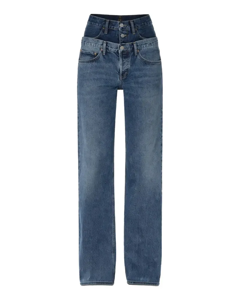 AGOLDE Elson Jeans mit hohem Bund - Blau Blau
