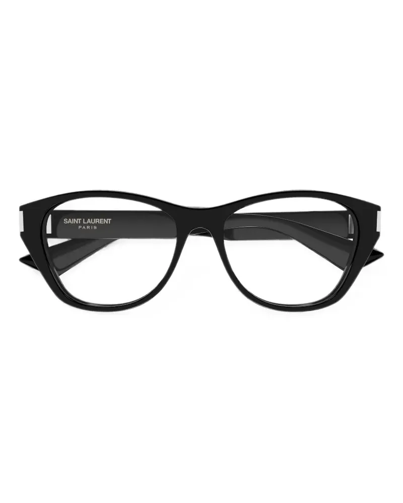 Saint Laurent Cat-Eye-Brille - Schwarz Schwarz