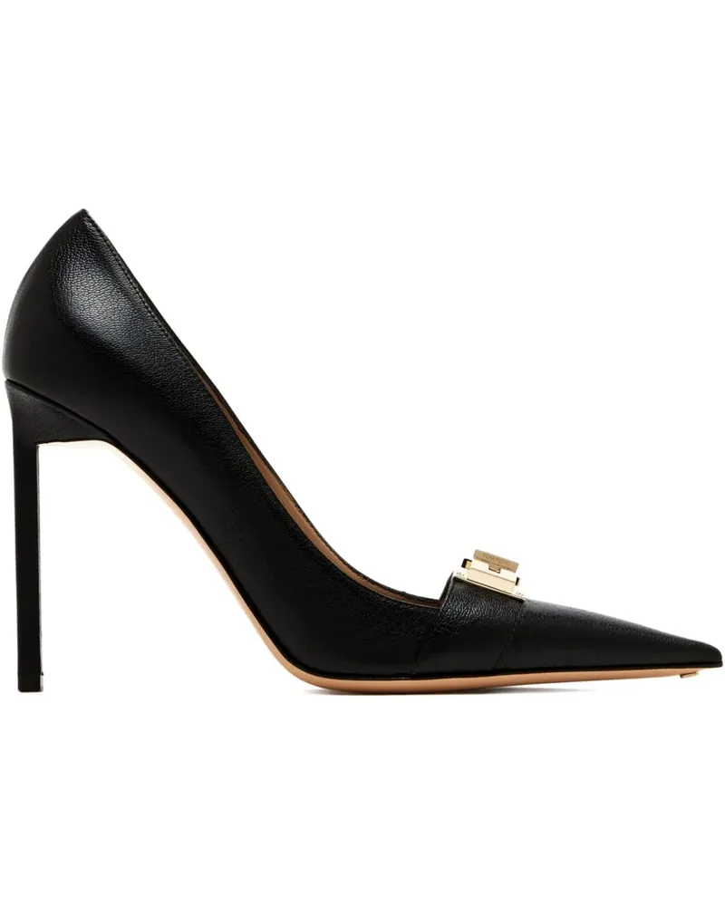 Tom Ford Pumps mit T-Verschluss 105mm - Schwarz Schwarz