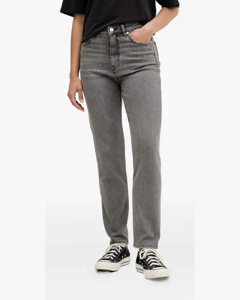HUGO BOSS Jeans mit Logo-Patch - Grau Grau