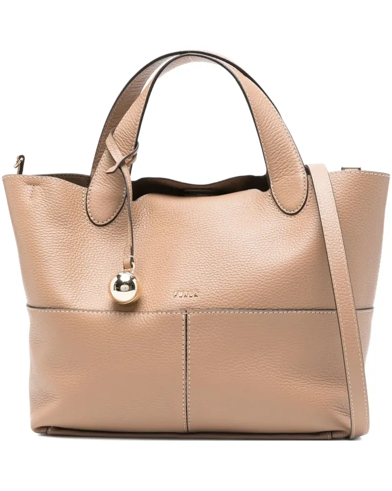 Furla Tote Bag mit Kugeldetail - Braun Braun