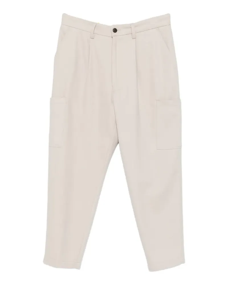 Eleventy Plissierte Tapered-Hose - Nude Nude