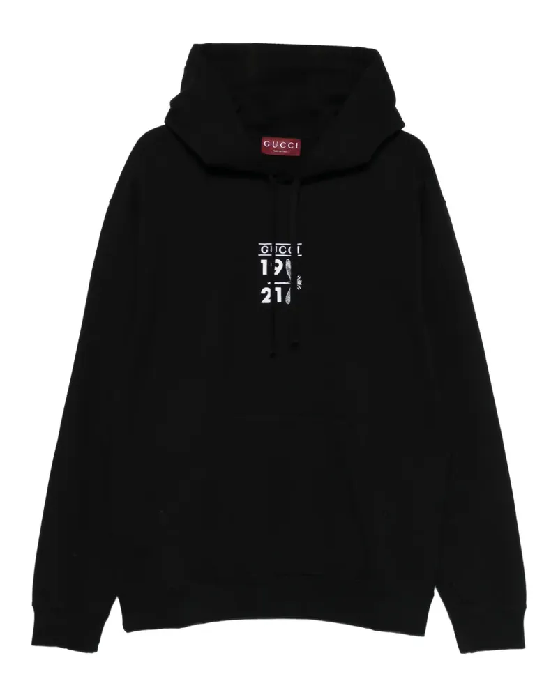 Gucci Hoodie mit grafischem Print - Schwarz Schwarz