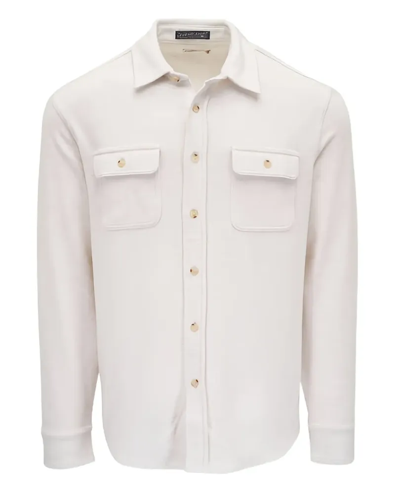 Faherty Legend™ chest-pockets overshirt - Nude Nude