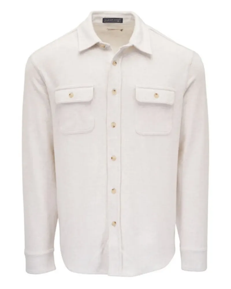 Faherty Legend™ chest-pockets overshirt - Nude Nude
