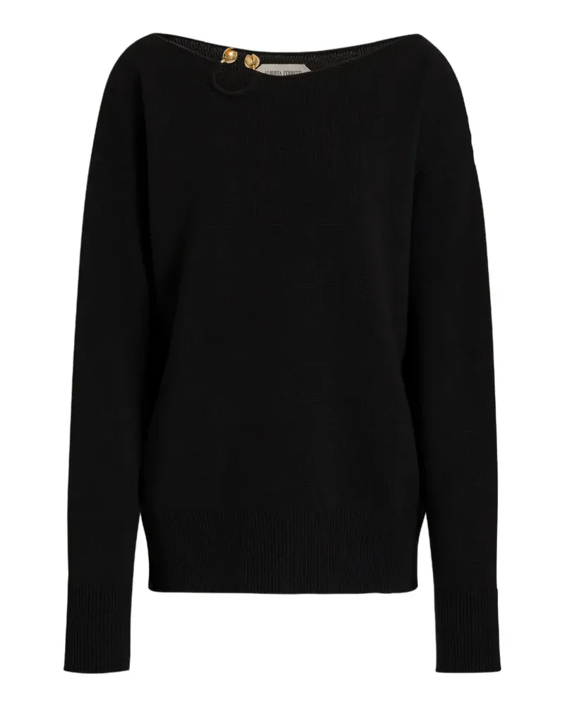 Alberta Ferretti Pullover mit Cut-Out - Schwarz Schwarz
