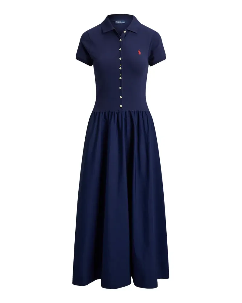 Ralph Lauren Kleid mit Knöpfen - Blau Blau