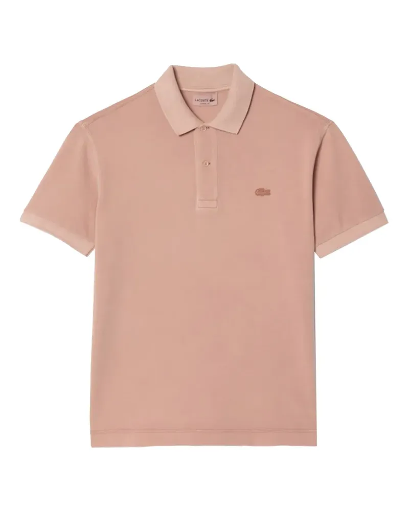 Lacoste Poloshirt mit Logo-Patch - Orange Orange
