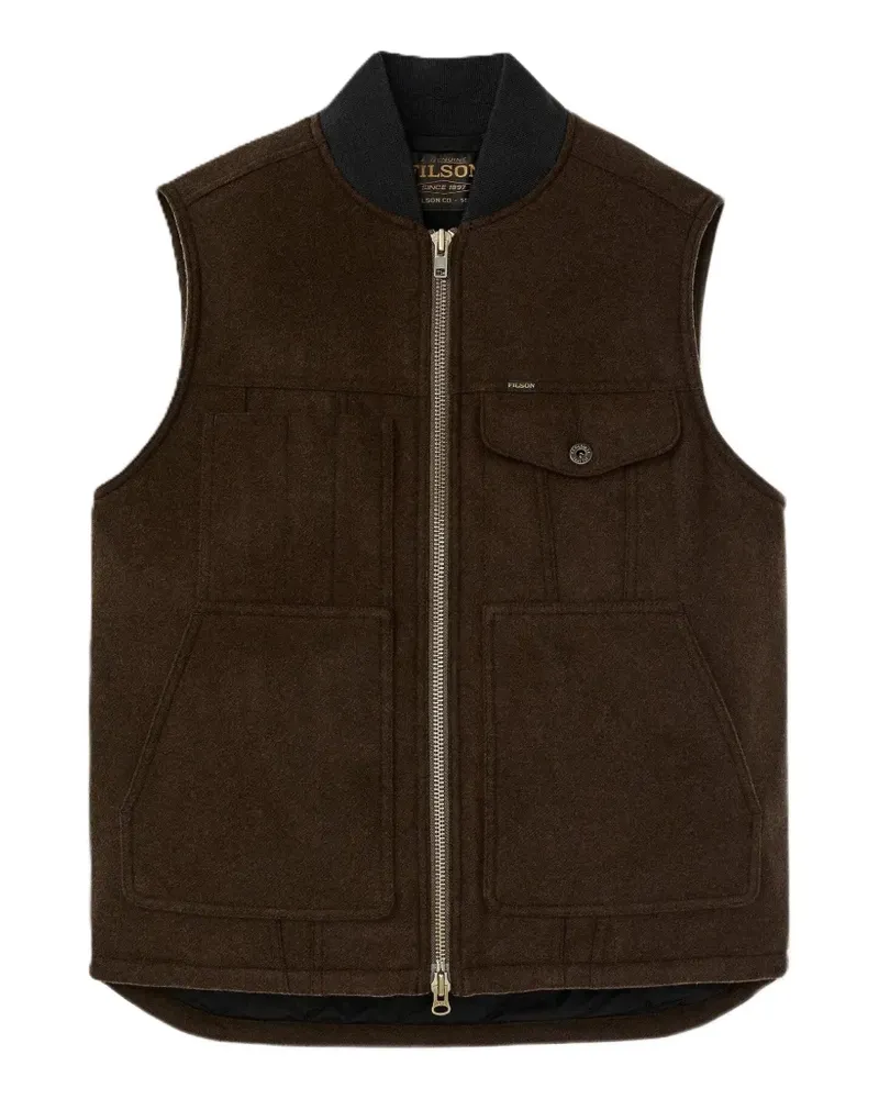 Filson Weste mit Reißverschluss - Braun Braun