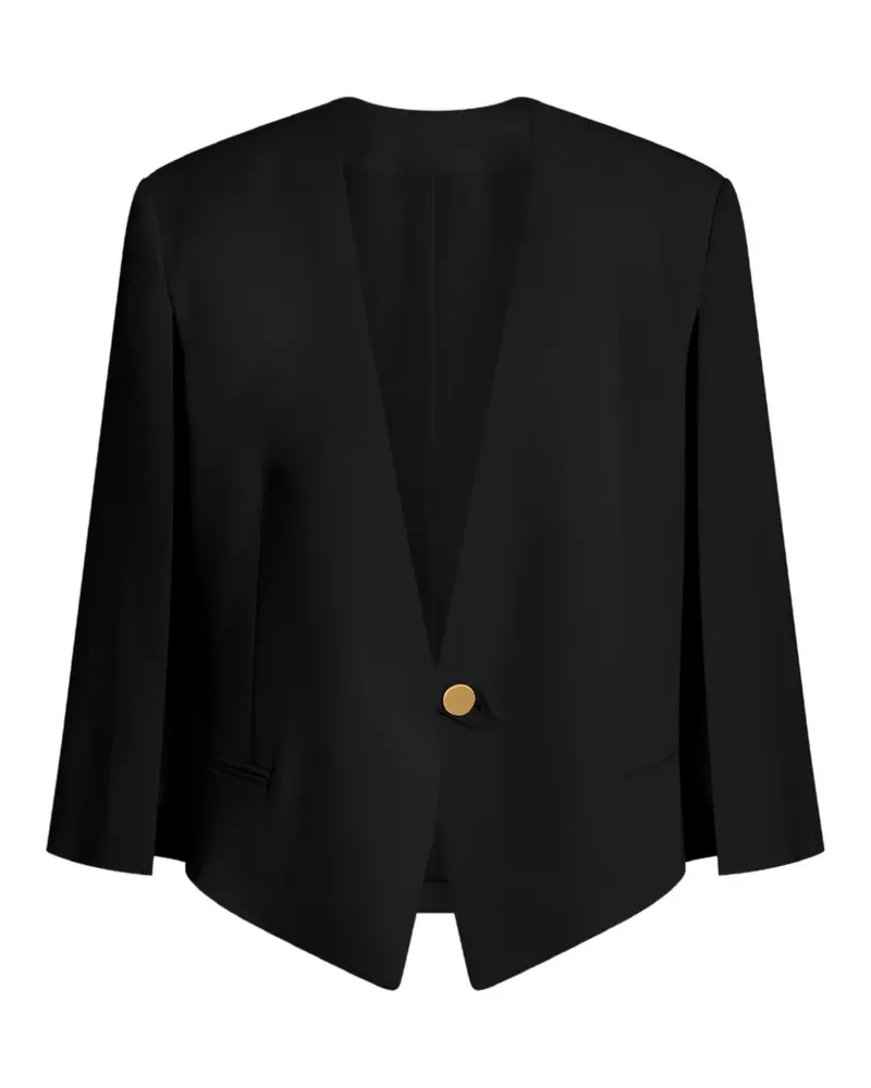 Alberta Ferretti Jacke mit Knöpfen - Schwarz Schwarz