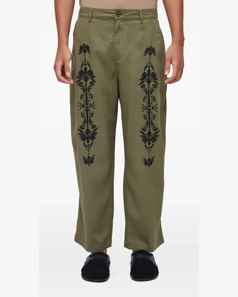 Osklen Hose mit Palmen - 206 206