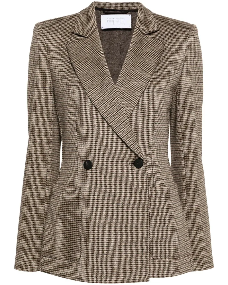 Harris Wharf London Doppelreihiger Blazer Nude