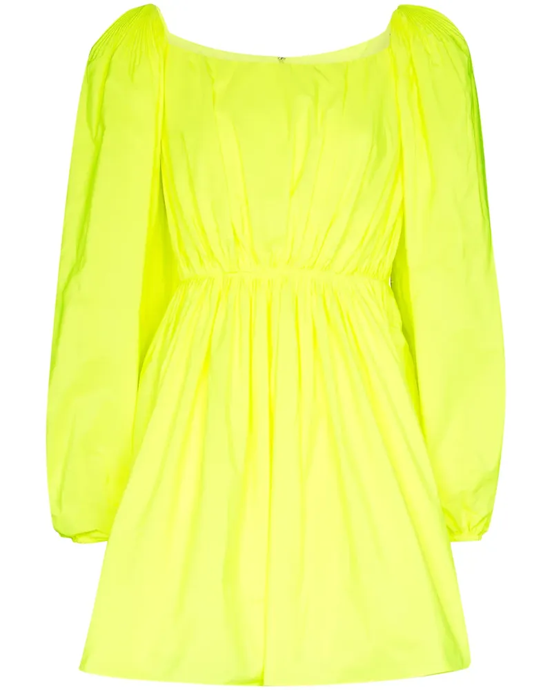 Valentino Garavani Minikleid mit Puffärmeln - Gelb Gelb