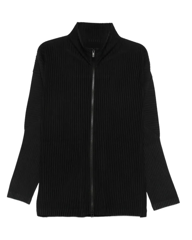 Issey Miyake Jacke mit Reißverschluss - Schwarz Schwarz