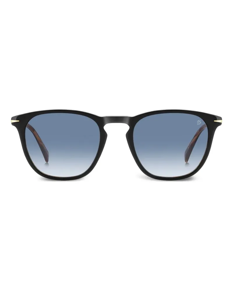 EYEWEAR by DAVID BECKHAM Sonnenbrille mit rundem Gestell - Schwarz Schwarz