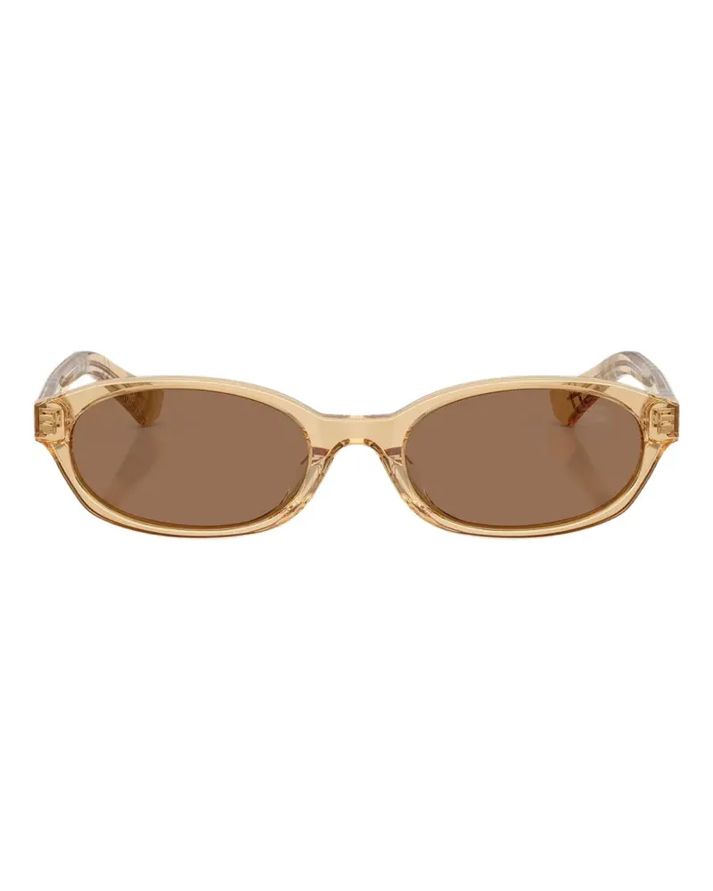 Burberry Sonnenbrille mit ovalem Gestell - Orange Orange