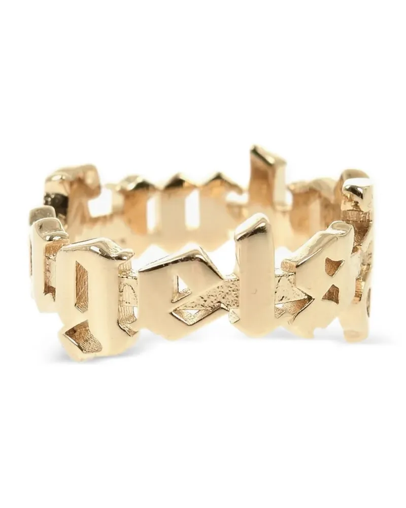 Palm Angels Ring mit Logo - Gold Gold