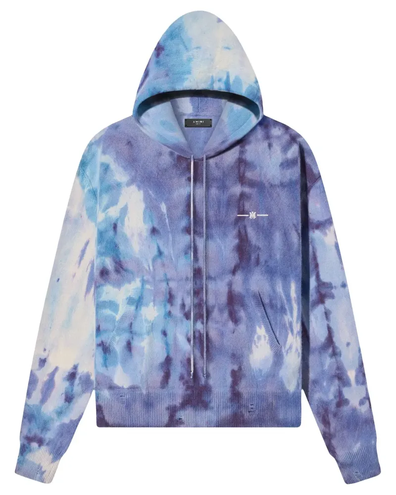 Amiri Hoodie mit Batikmuster - Violett Violett