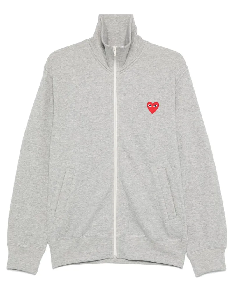 Comme des Garçons Sweatshirt mit Herz-Patch - Grau Grau