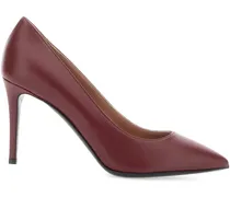 Spitze Stiletto-Pumps - Braun