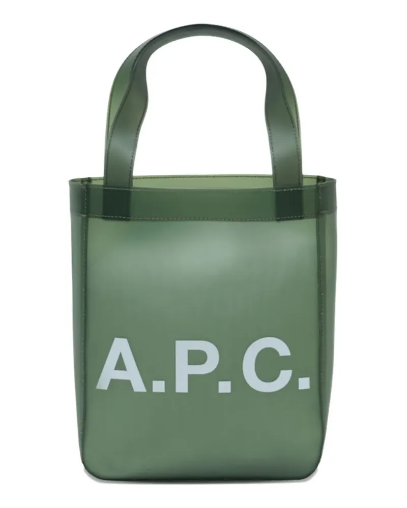A.P.C. two handles shopper bag - Grün Grün