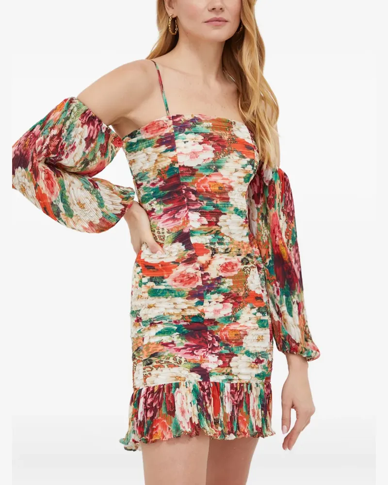 Guess Kleid mit Blumenmuster - Nude Nude