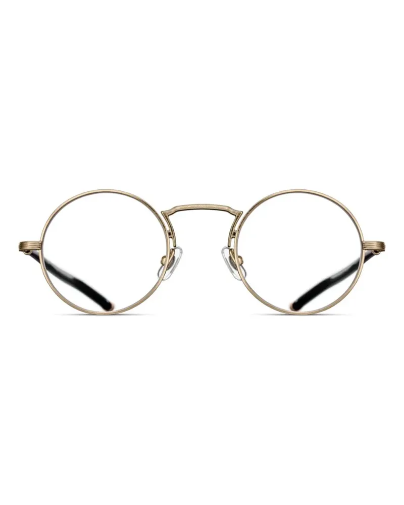MATSUDA Brille mit rundem Gestell - Gold Gold