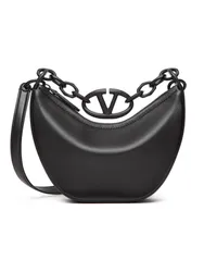 Valentino Garavani Mini Hobo VLogo Schultertasche Schwarz