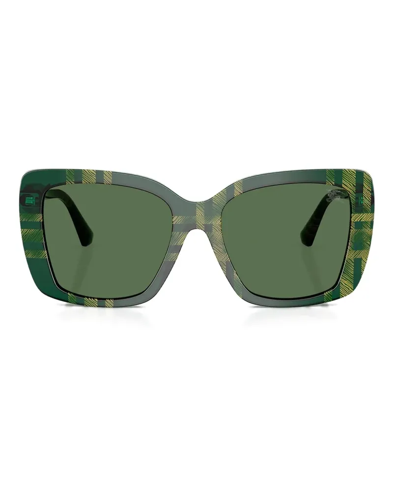Burberry Eckige Sonnenbrille - Grün Grün
