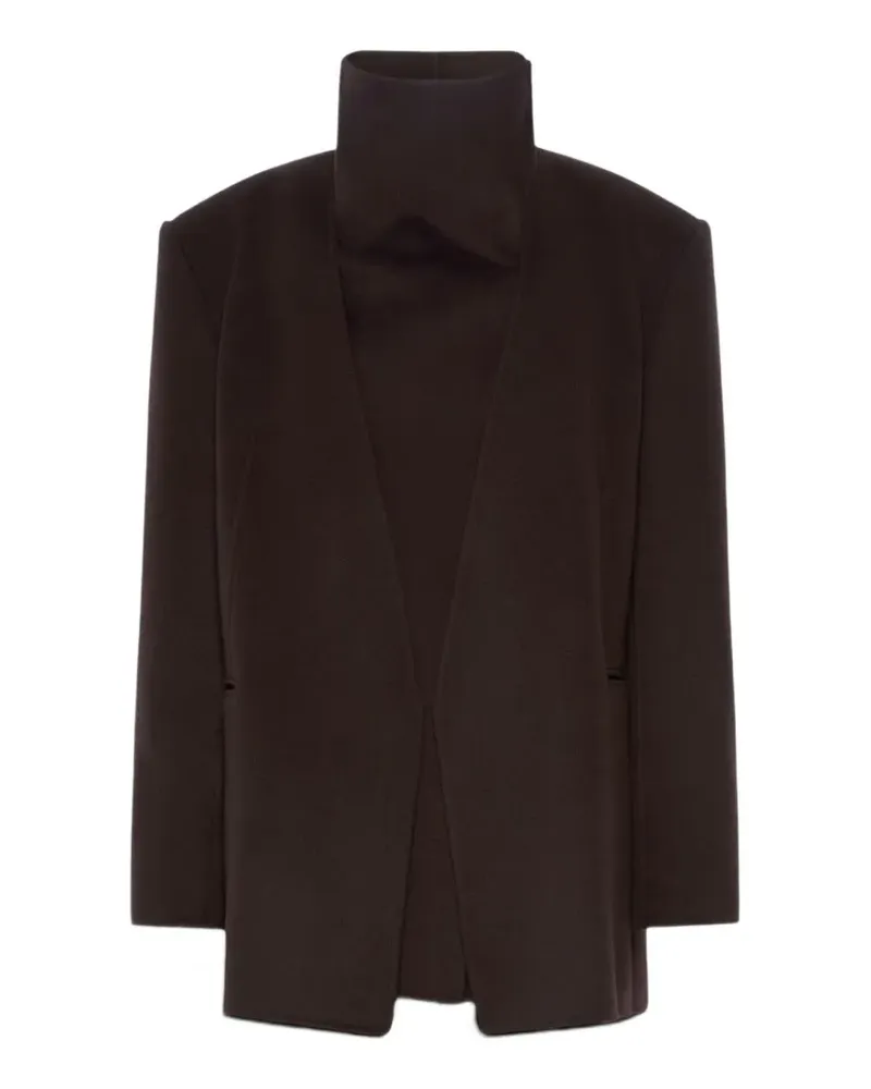 SPORTMAX Jacke mit Stehkragen - Braun Braun