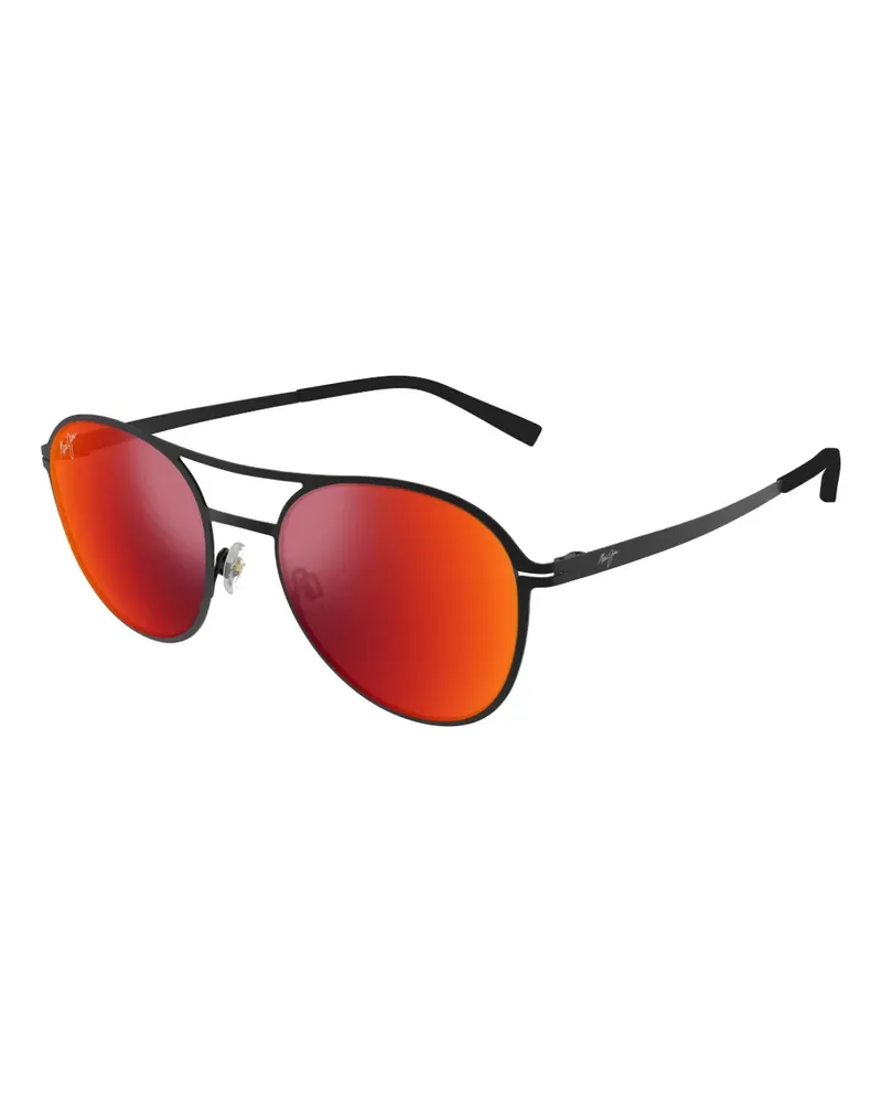 Maui Jim Half Moon Sonnenbrille - Schwarz Schwarz